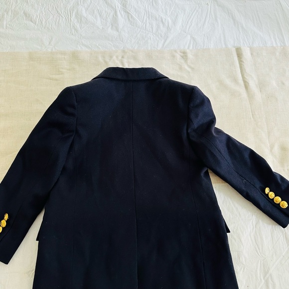 NWT Polo Ralph Lauren Boy's Wool Navy Blue Blazer Size 4T- Made In Italy - Picture 9 of 11